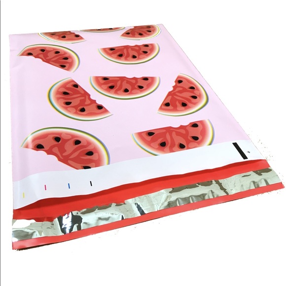 25  10X13 Watermelon Poly Mailers CLEARANCE - Picture 6 of 8